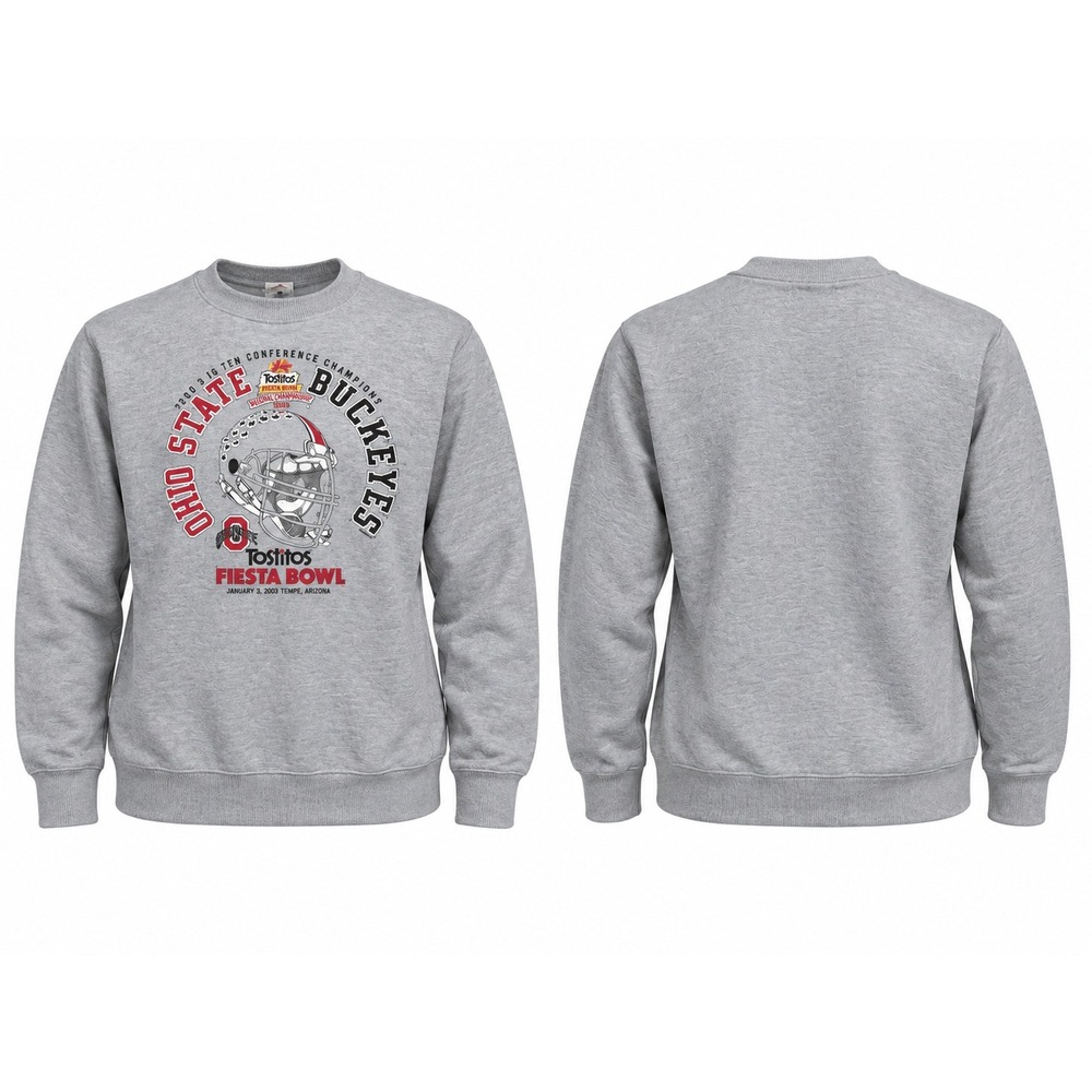 Vintage Ohio State Buckeyes 2002 Big Ten Champions Fiesta Bowl Sweatshirt XL